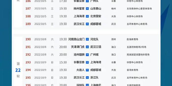〖中超第二阶段赛程安排表中超第二阶段赛制详解〗