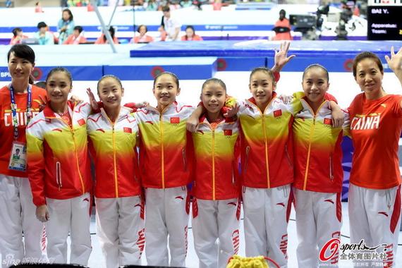 中国女子体操队 资料图