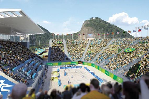 里约奥运会沙排比赛场地