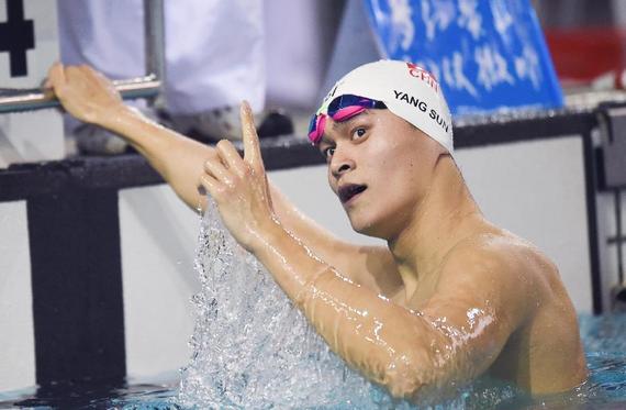 孙杨排在年度世界最佳男运动员第三位