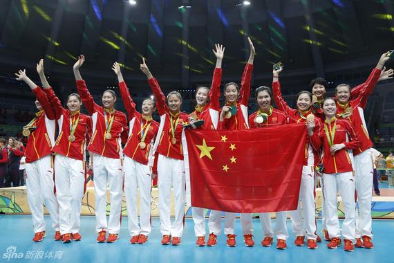 中国女排里约奥运会夺冠