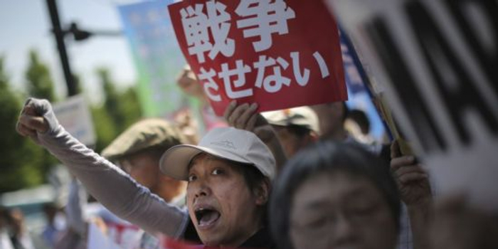 日本民众集会要求政府正视侵略史