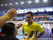 余贺新50米自由泳达奥运A标 宁泽涛现身赛场观赛