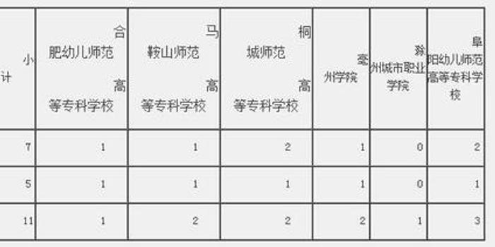 合肥定向培养乡村教师 五年制高职招生计划出