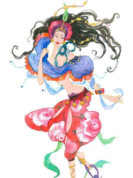 天蝎座是两幅面孔的小丫头片子