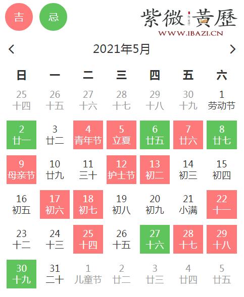 5月买衣服吉日