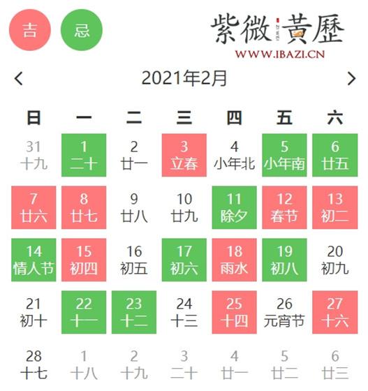 2月上交提案吉日