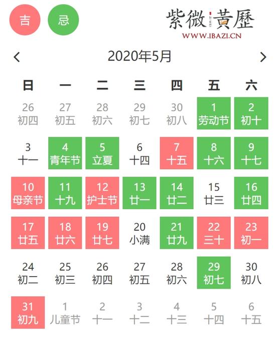 5月上交提案吉日
