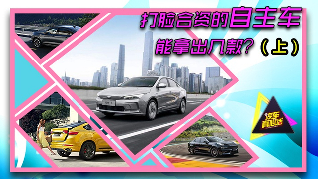 最有可能形成突破的，最有前景的选手：吉利、传祺。