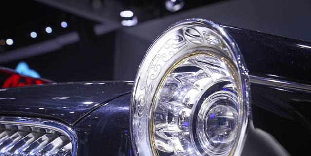 成都车展高清实拍红旗L5 只能在车展遇见你