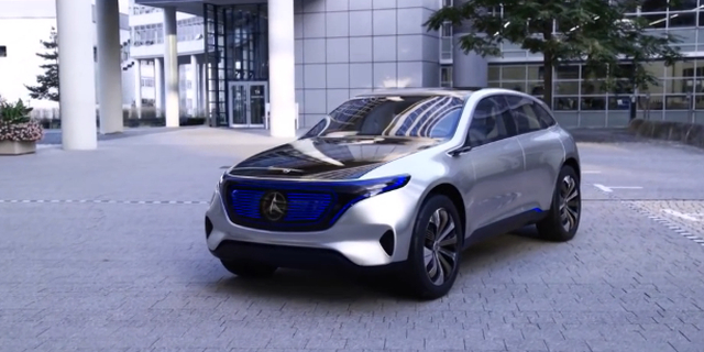 奔驰Generation EQ 概念车基于成熟电动车架构进行设计。