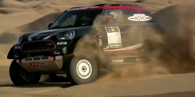 MINI达喀尔拉力赛车基于MINI JCW COUNTRYMAN打造。