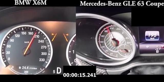 测试比较#宝马X6M#和#梅赛德斯AMG# #GLE 63s Coupe