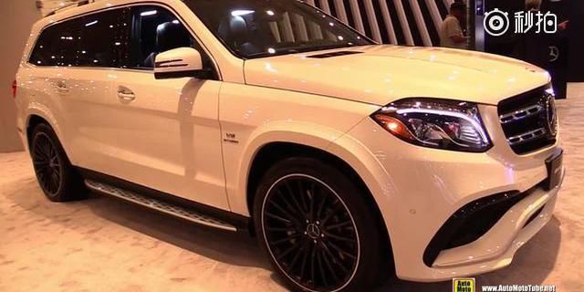 2017梅赛德斯AMG GLS63内饰外观实拍。