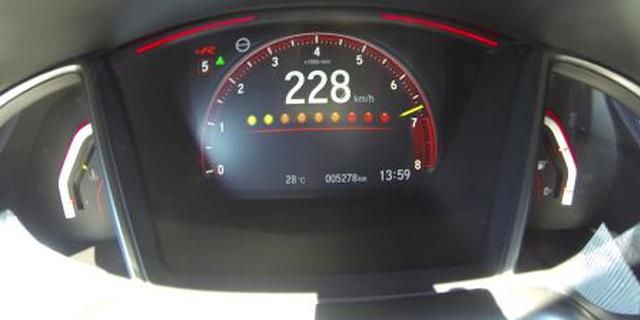 2017本田思域Honda Civic Type R 0-261公里加速 