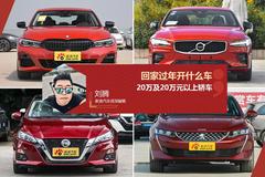 回家过年开什么车？20及20万以上轿车