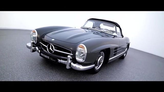 欧洲老爷车展开幕奔驰300SL Roadster翻新亮相