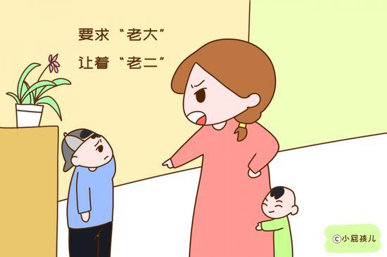 毫无理由的要求“老大”让着“老二”