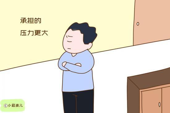男性比女性承担的压力更大,所以寿命的长短受到更多的挑战