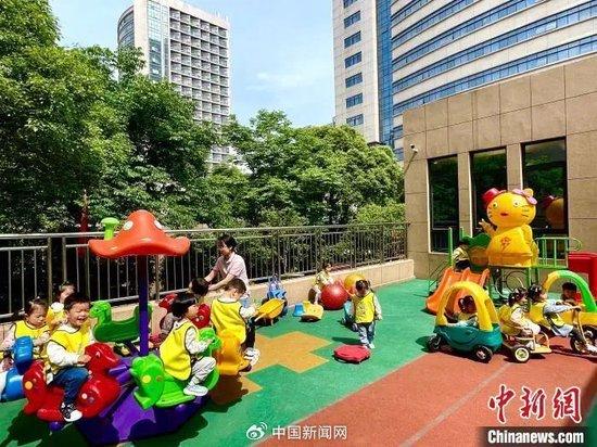 资料图:杭州一托育机构内。张煜欢 摄