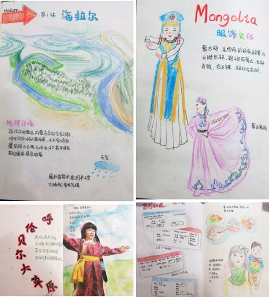 周燕绘画作品 本文图片均来自“成都儿童团”微信公众号