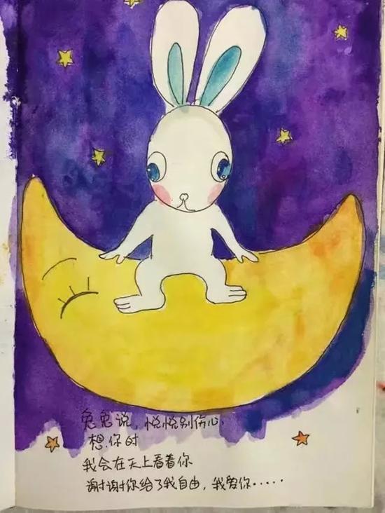 周燕绘画作品 本文图片均来自“成都儿童团”微信公众号