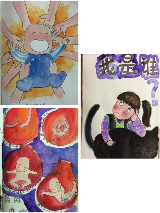 周燕绘画作品 本文图片均来自“成都儿童团”微信公众号