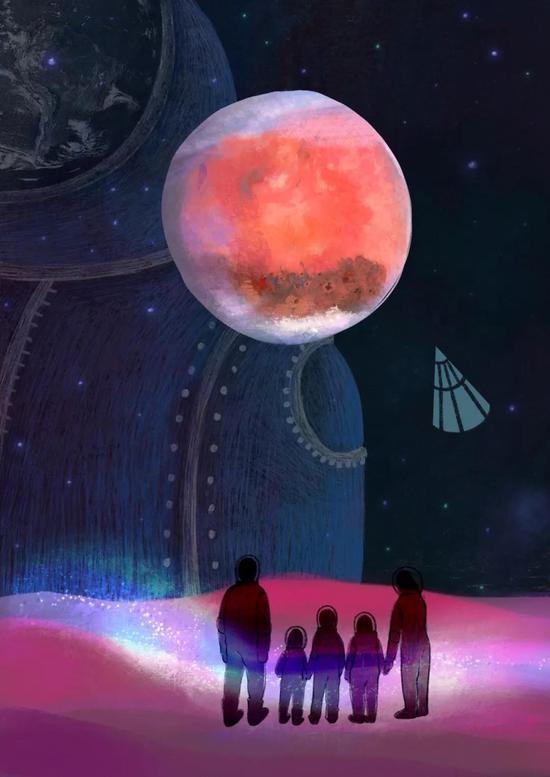 《百万年野餐》,图片©《少年科幻小说大奖书系 勇敢者》