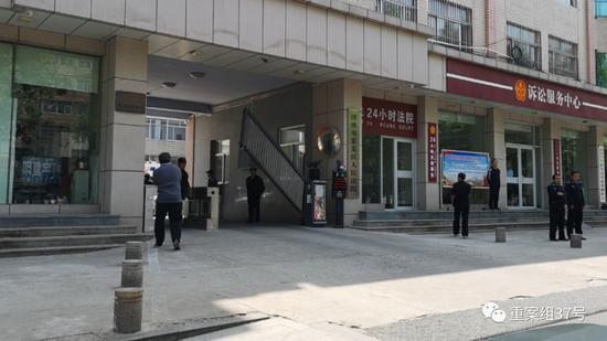 ▲5月9日,“莱芜暴力袭医案”在莱芜区法院二审开庭。新京报记者 齐超 摄