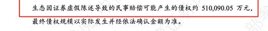 凯迪生态系破产重整方案出炉，证券虚假陈述赔偿金额或达51亿元！