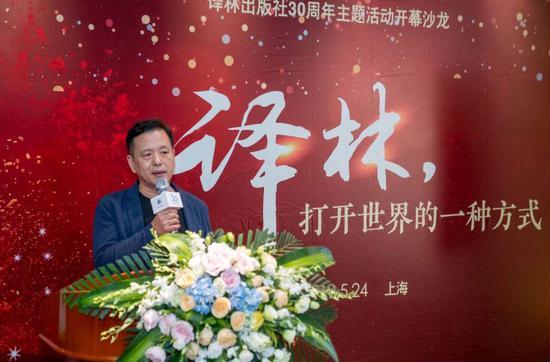 中国作协副主席、作家、评论家李敬泽发言(摄影:孙培瑾)