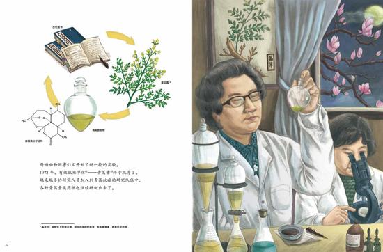 《第191号的发现:屠呦呦的故事》内页