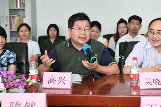 《世界文学》主编高兴发言(杨志成 摄)