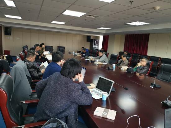 长篇传记《张恨水传》研讨会现场