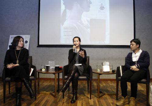 《福地》作者盛可以、著名作家梁鸿和青年评论家杨庆祥就《福地》进行了对谈