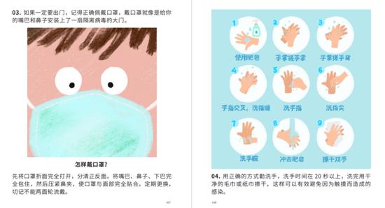 《给孩子的病毒科普图鉴》内页