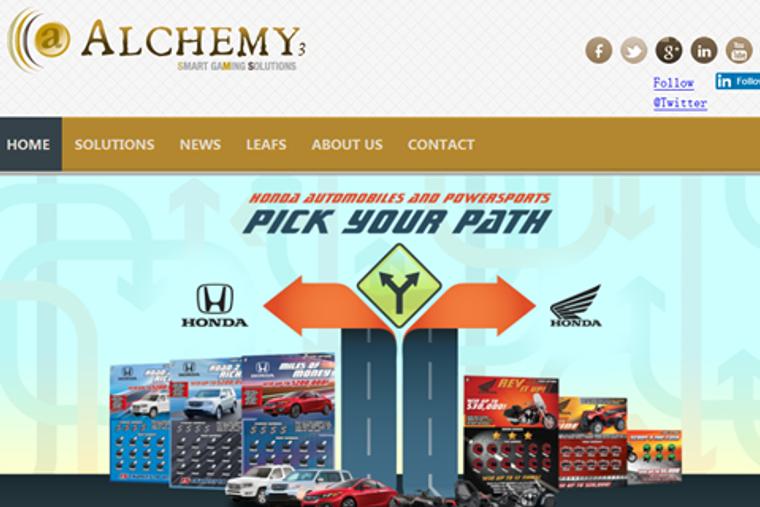 美国Alchemy3推出新即开票 最高奖可得本田车