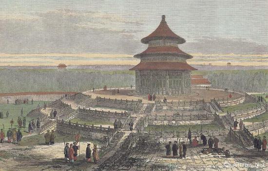 图:中国人心中最有神秘感的建筑,天坛祈年殿上接天庭