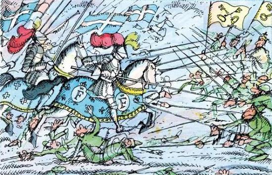 《法国历史》让-路易·贝松 博洛尼亚插画奖1985年作品