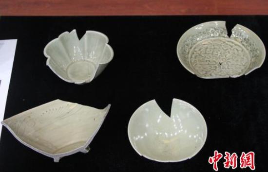 采集的各类器物标本。 陕西省文物局 摄