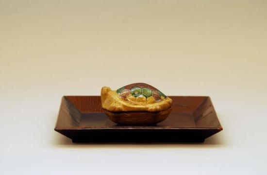 明代交趾大龟香合,中国明代(17世纪)图片来源:藤田美术馆官网