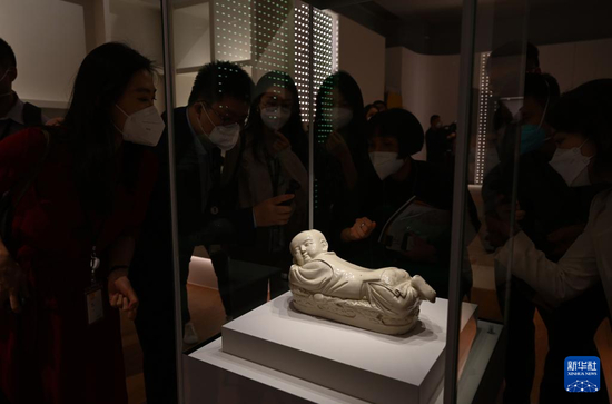 香港故宫文博馆内展品 新华社记者 金良快 摄
