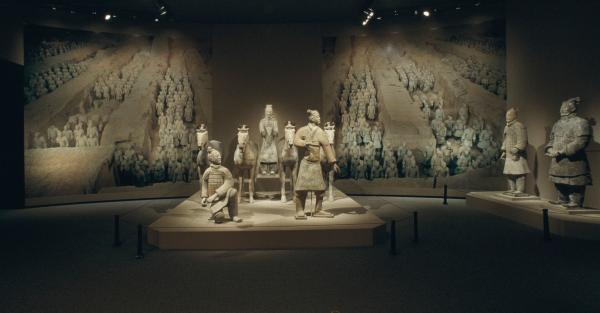 “中国考古学的黄金时代”展览现场, 秦始皇兵马俑