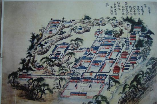 高旻寺行宫图
