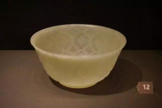莫卧儿风格玉碗 清,18世纪