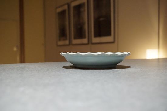 何来香,仿汝窑花型盘