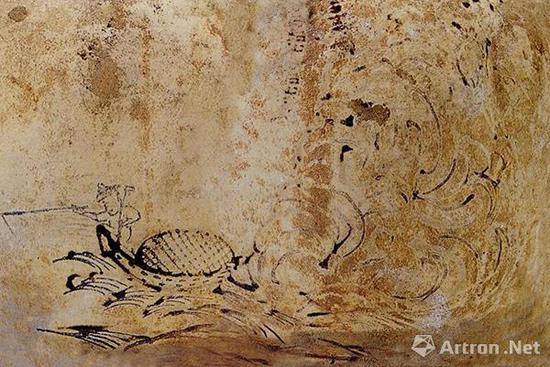 江舟渔翁展开图