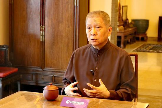 观复博物馆馆长马未都接受环球网专访 摄影:贺媛媛