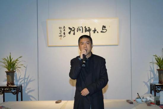 △宝库文化创始人兼首席执行官柳费国致辞
