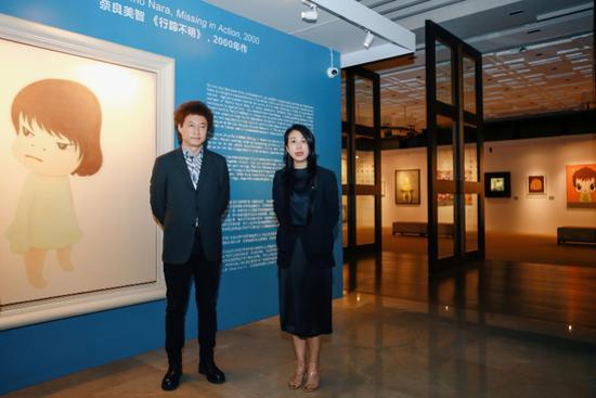北京保利拍卖现当代艺术部经理常天鹄与富艺斯中国区总监张文嘉